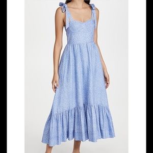 Jonathan Simkhai - Georgia Linen Midi Dress - NEW WITH TAGS